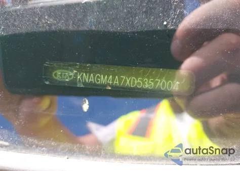 2013 Kia Optima Lx из США, поврежденный, VIN KNAGM4A7XD5357004